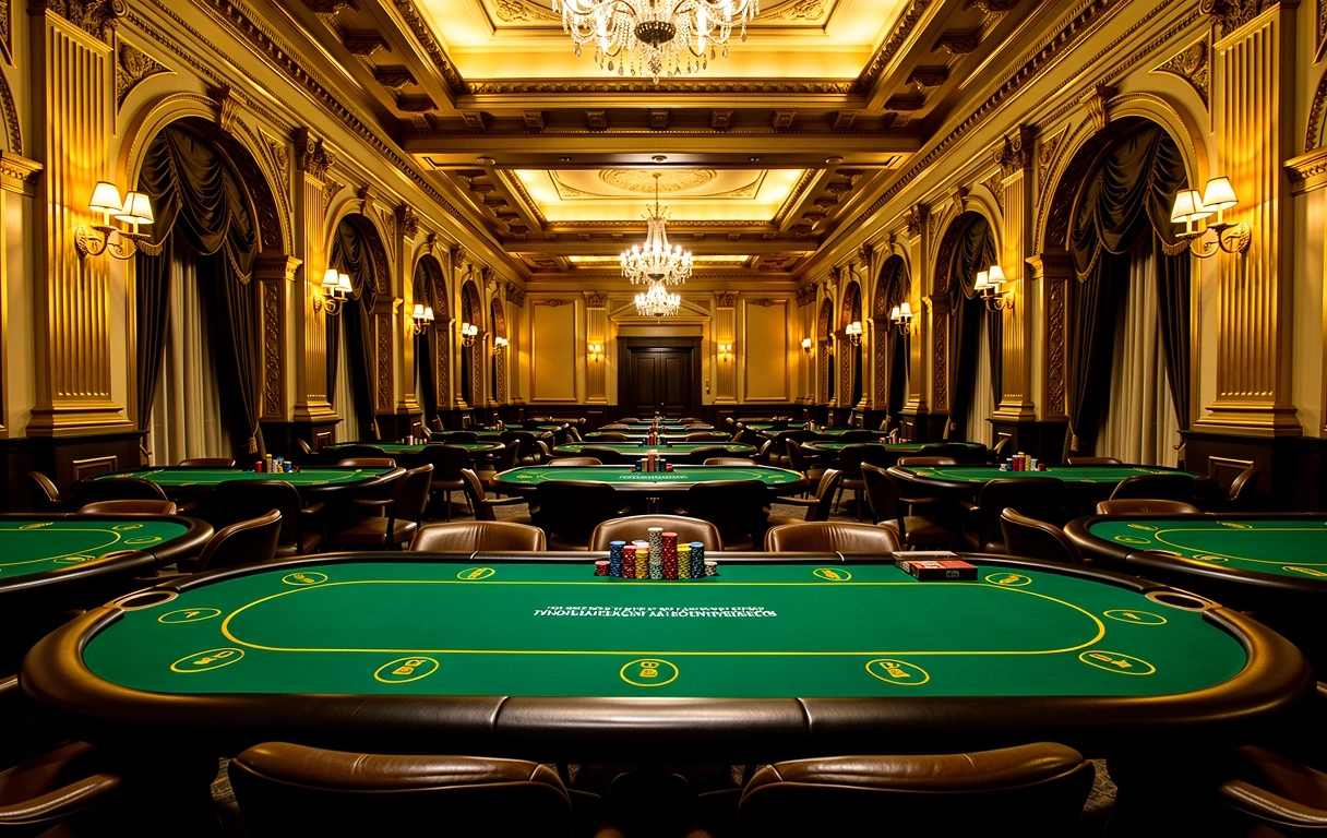 Luksuzni interijer poker sobe