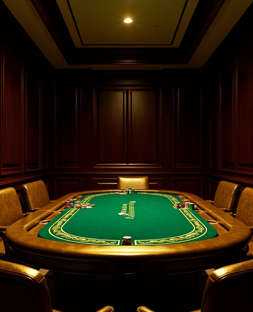 Luksuzni interijer poker sobe